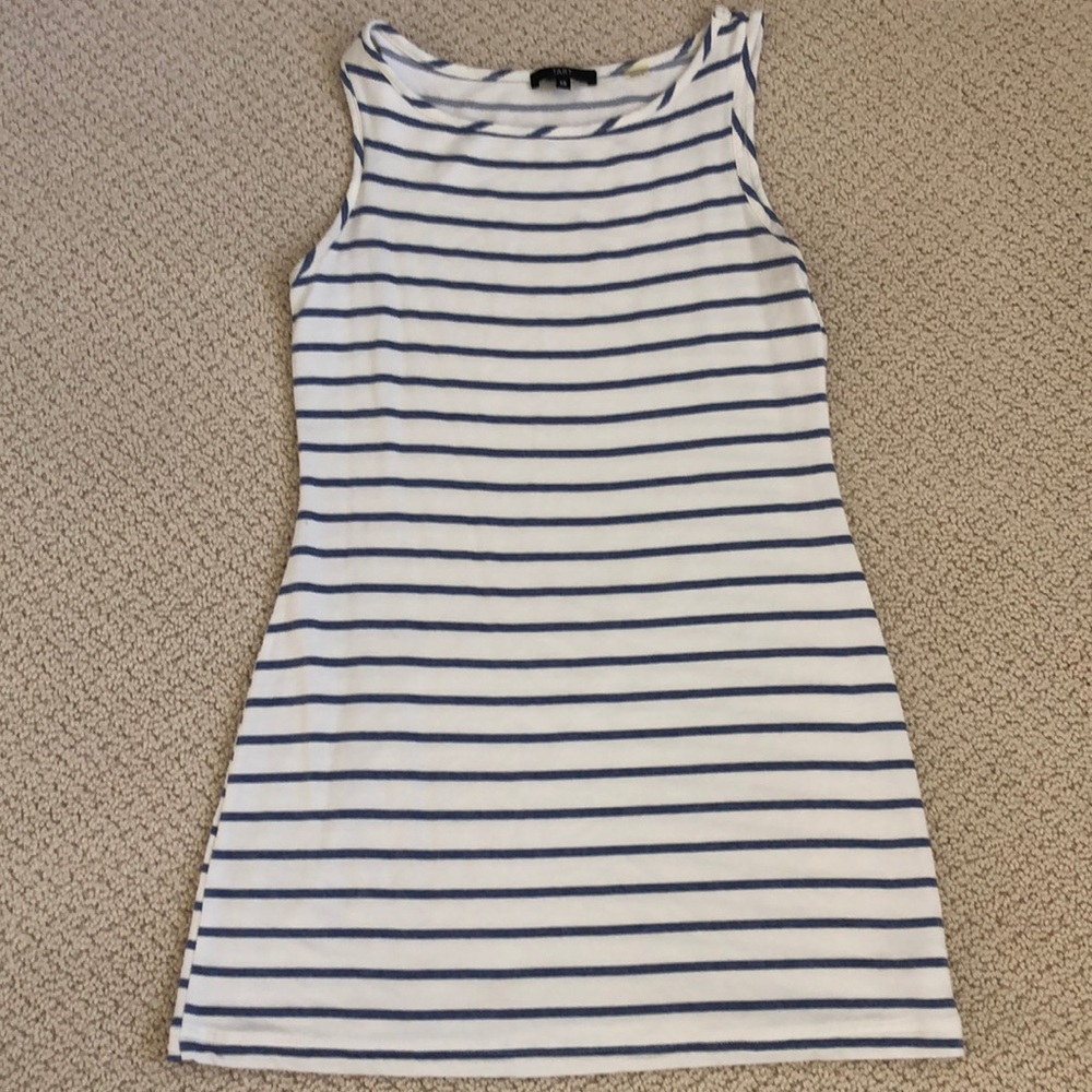 Tart blue and white stripe dress